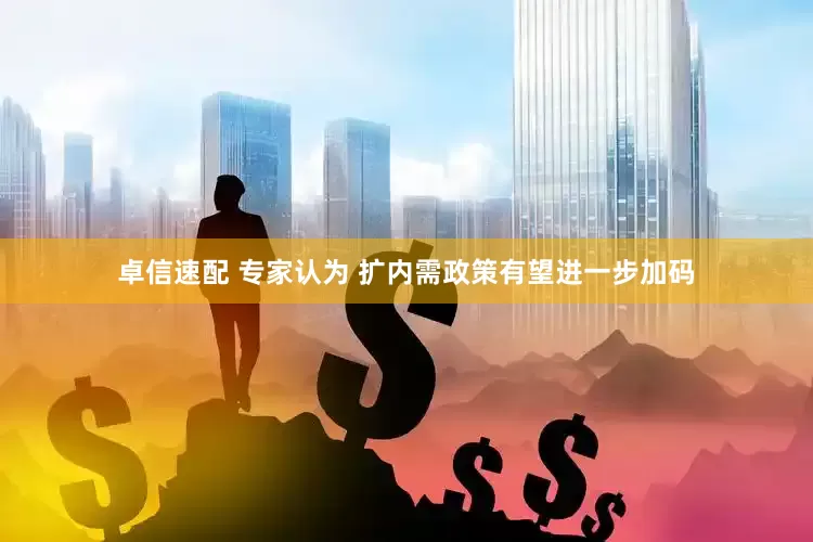 卓信速配 专家认为 扩内需政策有望进一步加码