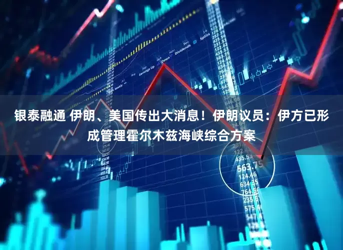银泰融通 伊朗、美国传出大消息！伊朗议员：伊方已形成管理霍尔木兹海峡综合方案